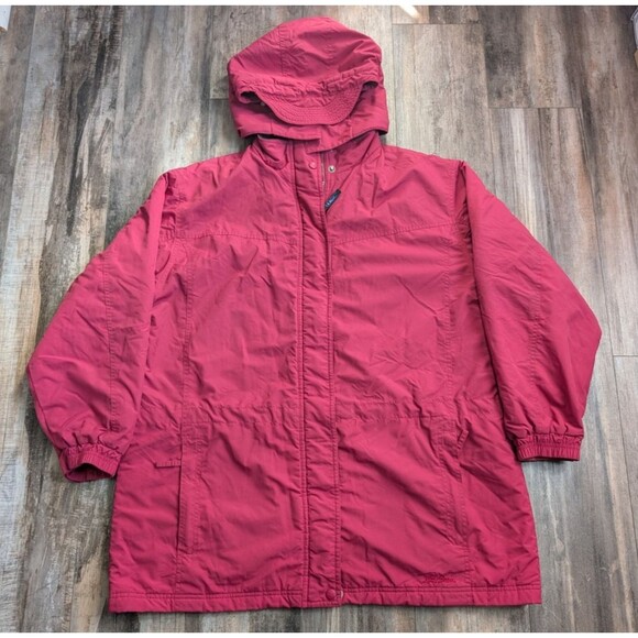 LL L.L. BEAN Winter Parka Coat Polartec Thinsulate Insulation Quilted Women's XL - Picture 1 of 9